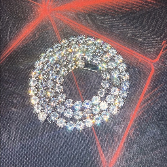 Flawless Vvs Moissanate Tennis Chain